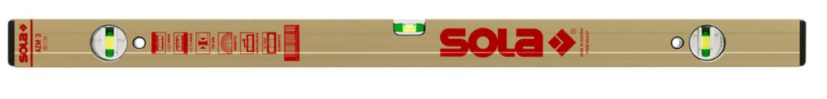 Sola 01823701 AZM3200 Alu blokwaterpas 200cm magnetisch (3 libellen)