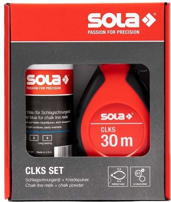 Sola 66114143 CLKS SET B Slaglijnmolen 30 meter + Slaglijnpoeder blauw 230gr