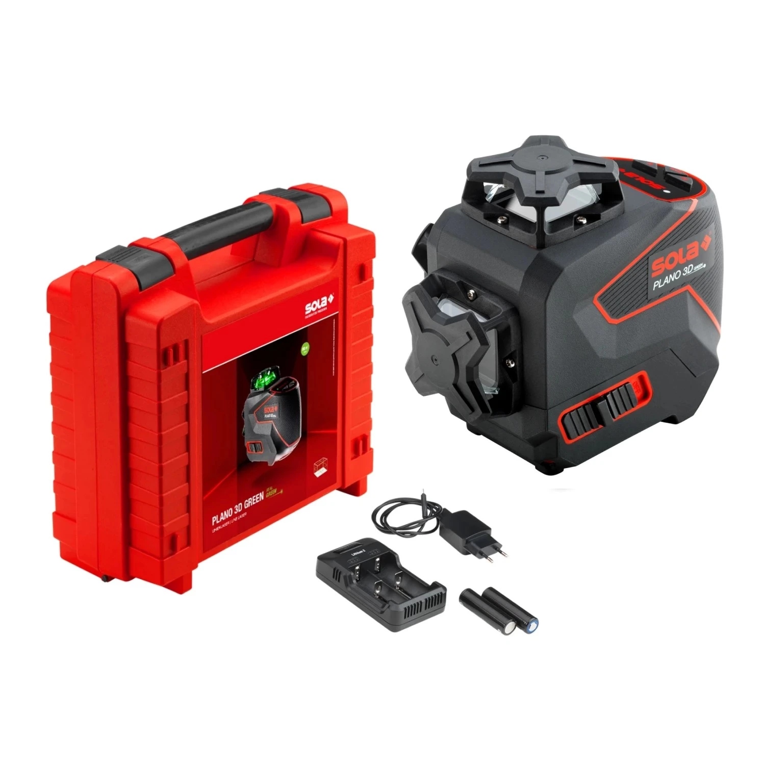 Sola 71017101 PLANO 3D Green Professional 360° Kruislijnlaser