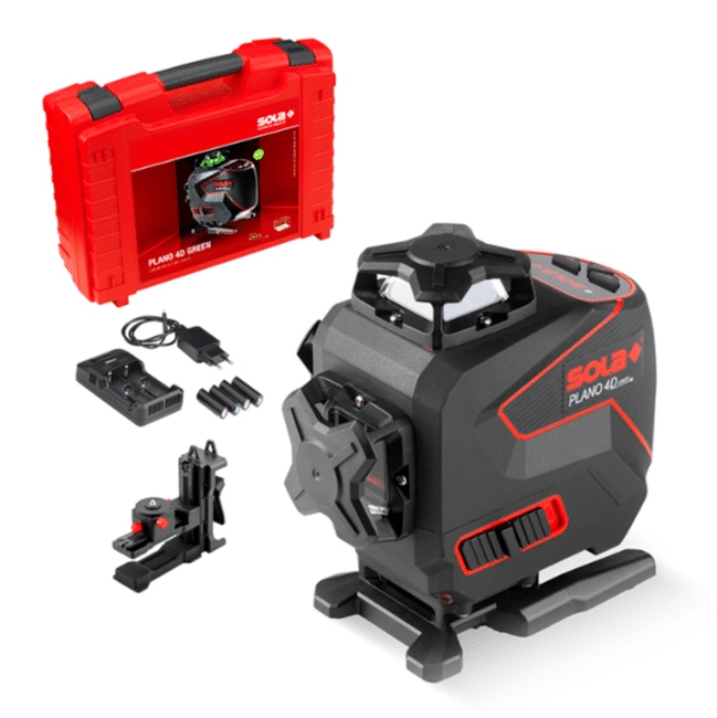Sola 71018001 PLANO 4D Green Professional 360° Kruislijnlaser