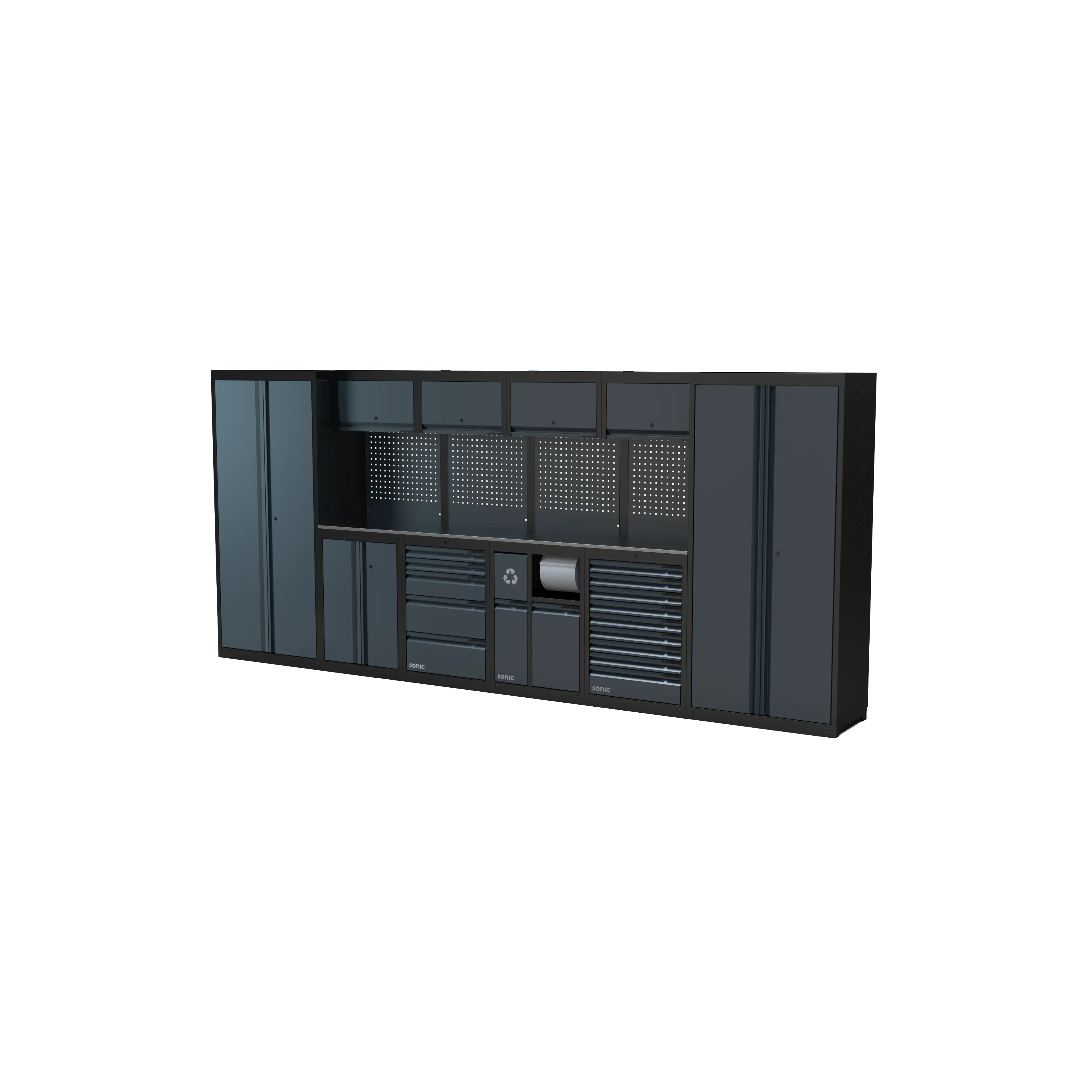 Sonic 4930905 NEXT MSS Werkplaatsopstelling met RVS werkblad – 4524 mm