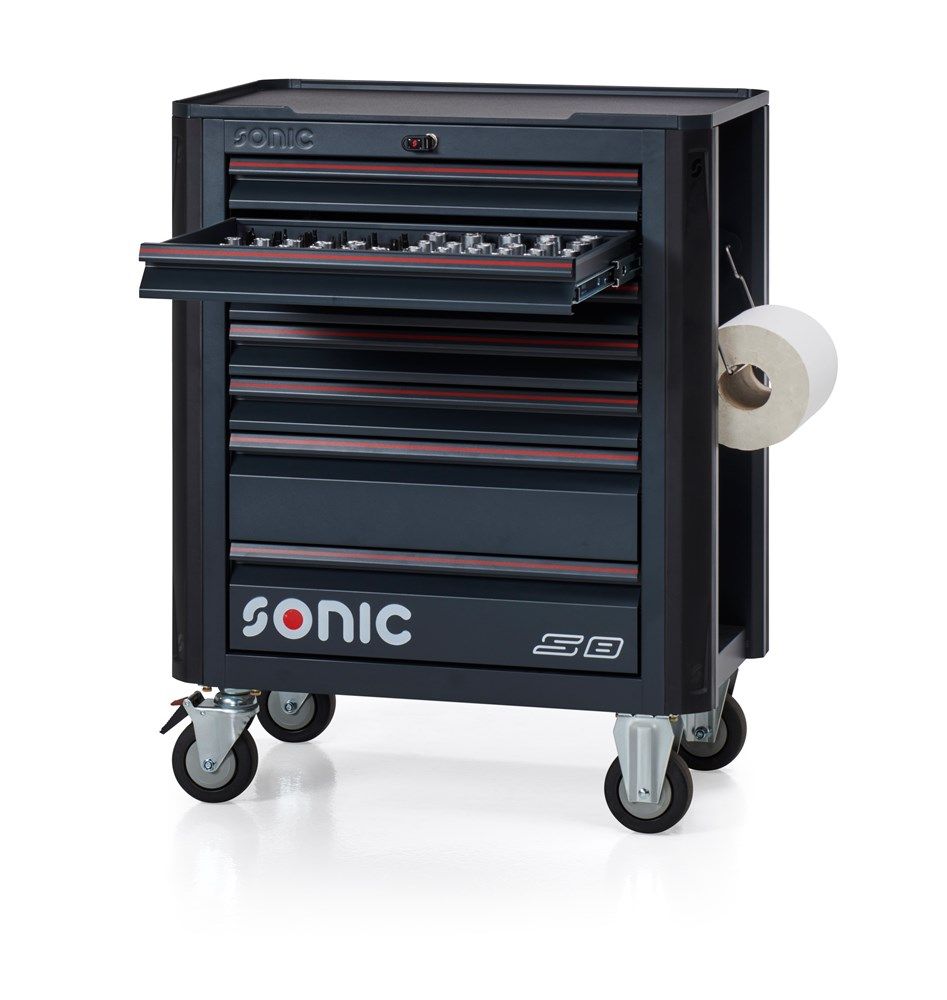 Sonic 719776 Gereedschapswagen NEXT S8 gevuld 197-delig