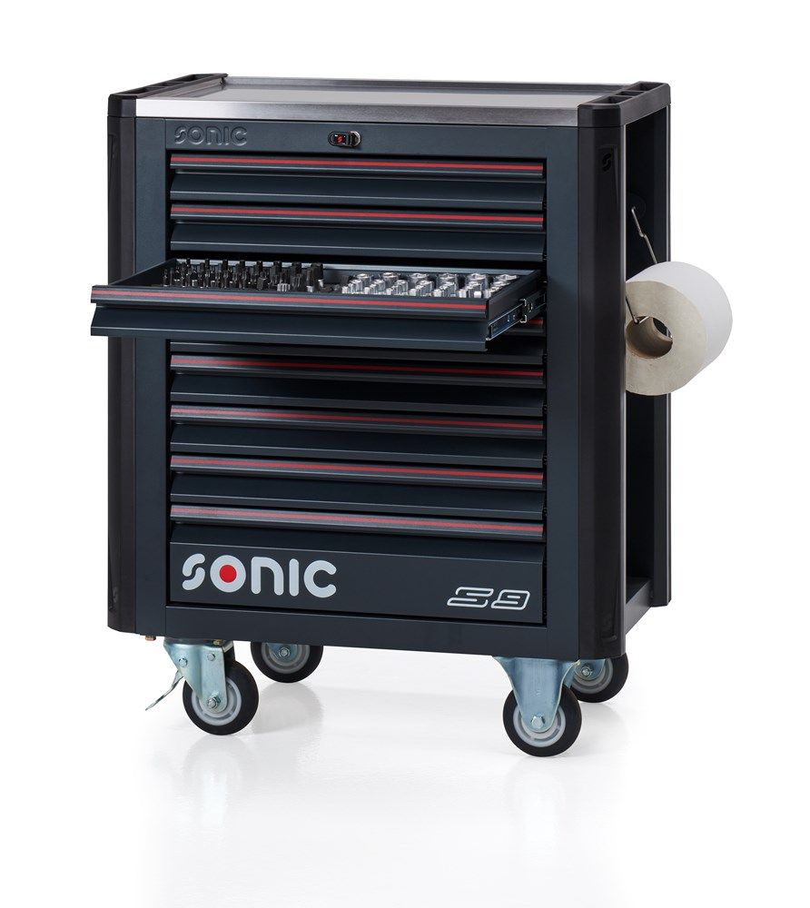 Sonic 738477 Gereedschapswagen NEXT S9 gevuld 384-delig