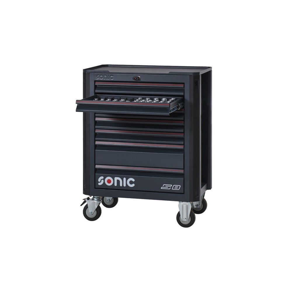 Sonic 720776 Gereedschapswagen gevuld | NEXT S8 | 207‑delig