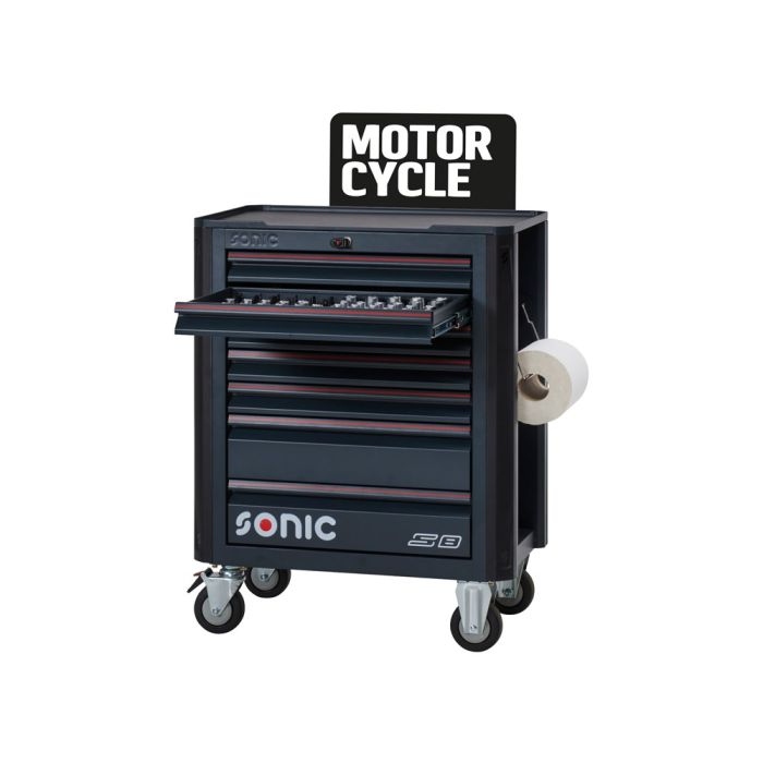 Sonic 725076 Gereedschapswagen gevuld | NEXT S8 | 250‑delig