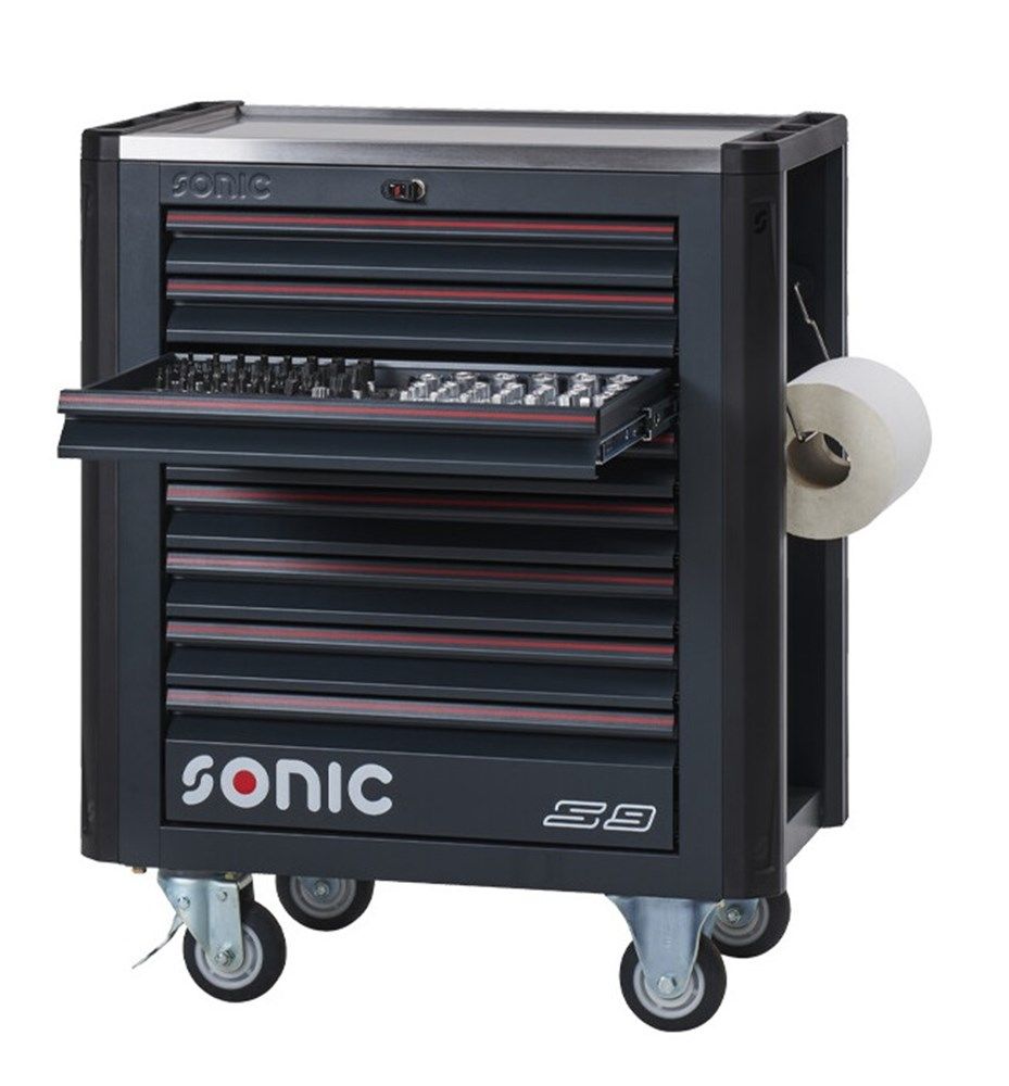 Sonic 736377 Gereedschapswagen NEXT S9 gevuld 363-delig