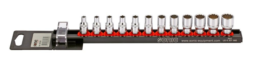 Sonic 101201 101201 Doppenset 1/4 " 12-delig