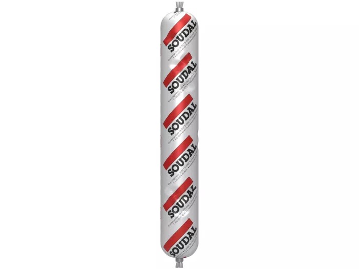 Soudal 100254 Silirub 2 Neutrale Siliconekit bruin 1x600ml