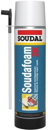 Soudal 104882 Soudafoam 2K PU schuim Champagne 400 ml