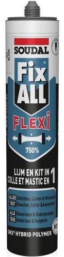 Soudal 105029 Montagekit Fix - All Flexi Wit 290ml
