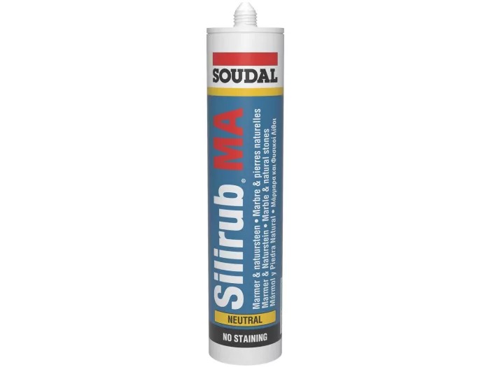 Soudal 104528 Silirub Ma Neutraal Sanitair Natuursteenkit