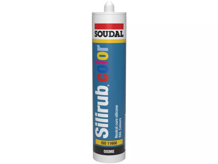 Soudal 114296 Silirub Color Siliconekit Neutraal sepiabruin 300ml