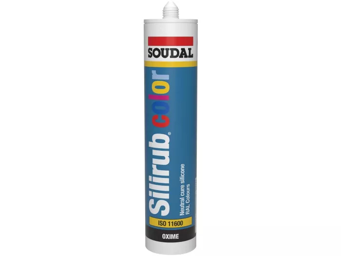 Soudal 114481 Silirub Color Siliconekit Neutraal ijzergrijs 300ml