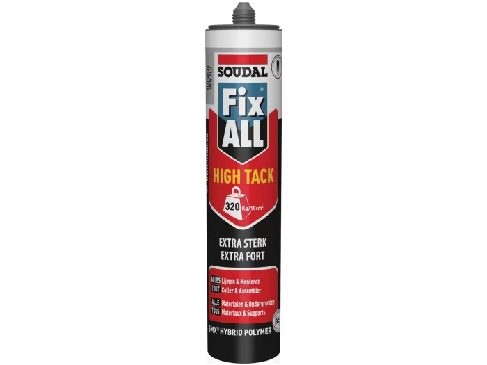 Soudal 115559 Fix - All High Tack Komo alu grijs 290ml