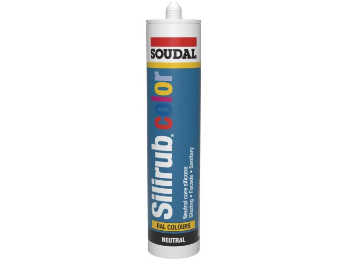 Soudal 119643 Silirub Color Siliconekit Neutraal zandgeel 300ml