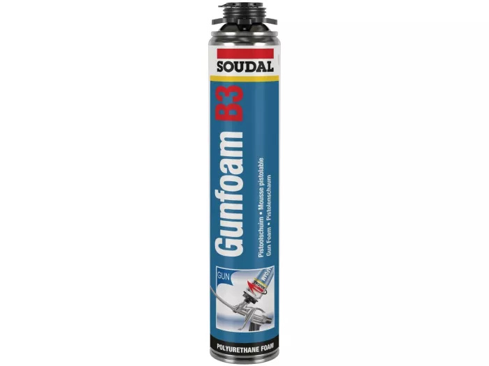 Soudal 122042 Gunfoam B3 pistoolschuim 750ml