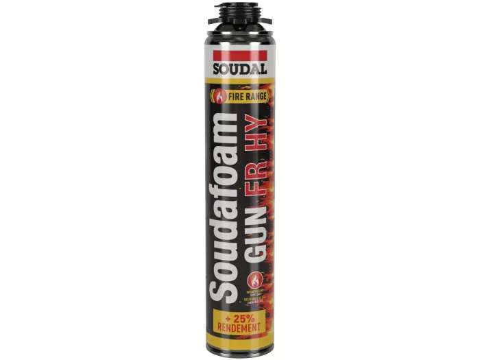 Soudal 146750 Soudafoam Fr Hy Gun Brandwerend PU pistoolschuim 750ml