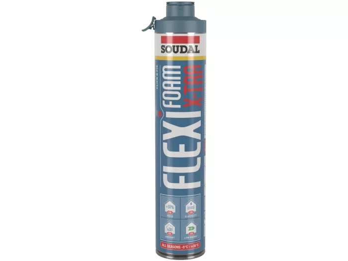 Soudal 157325 Flexifoam X-Tra Click & Fix polyurethaanschuim 750ml