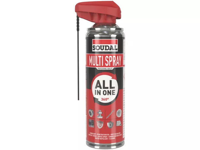 Soudal 166537 Multi Spray 8 in 1 Genius smeermiddel 300ml