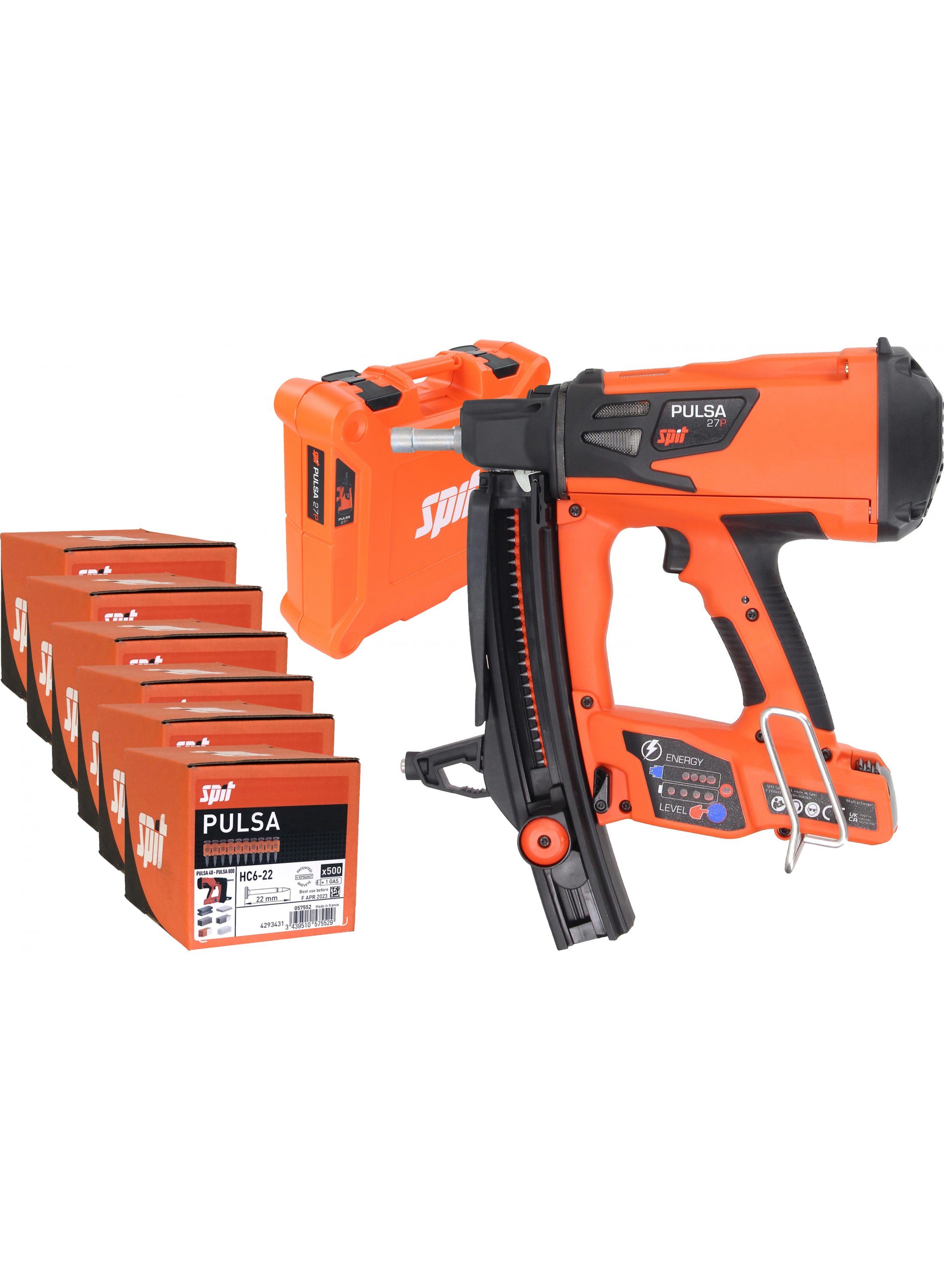 Spit 695962 Gastacker 15-27 mm + 3000 HC 6/22 Nagels