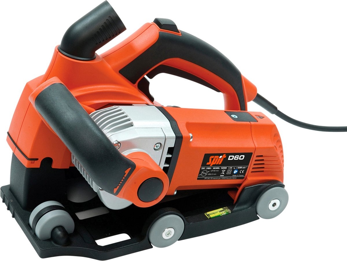 Spit 811223 D60 Muurfrees 1600 Watt + 2 diamantzaagbladen