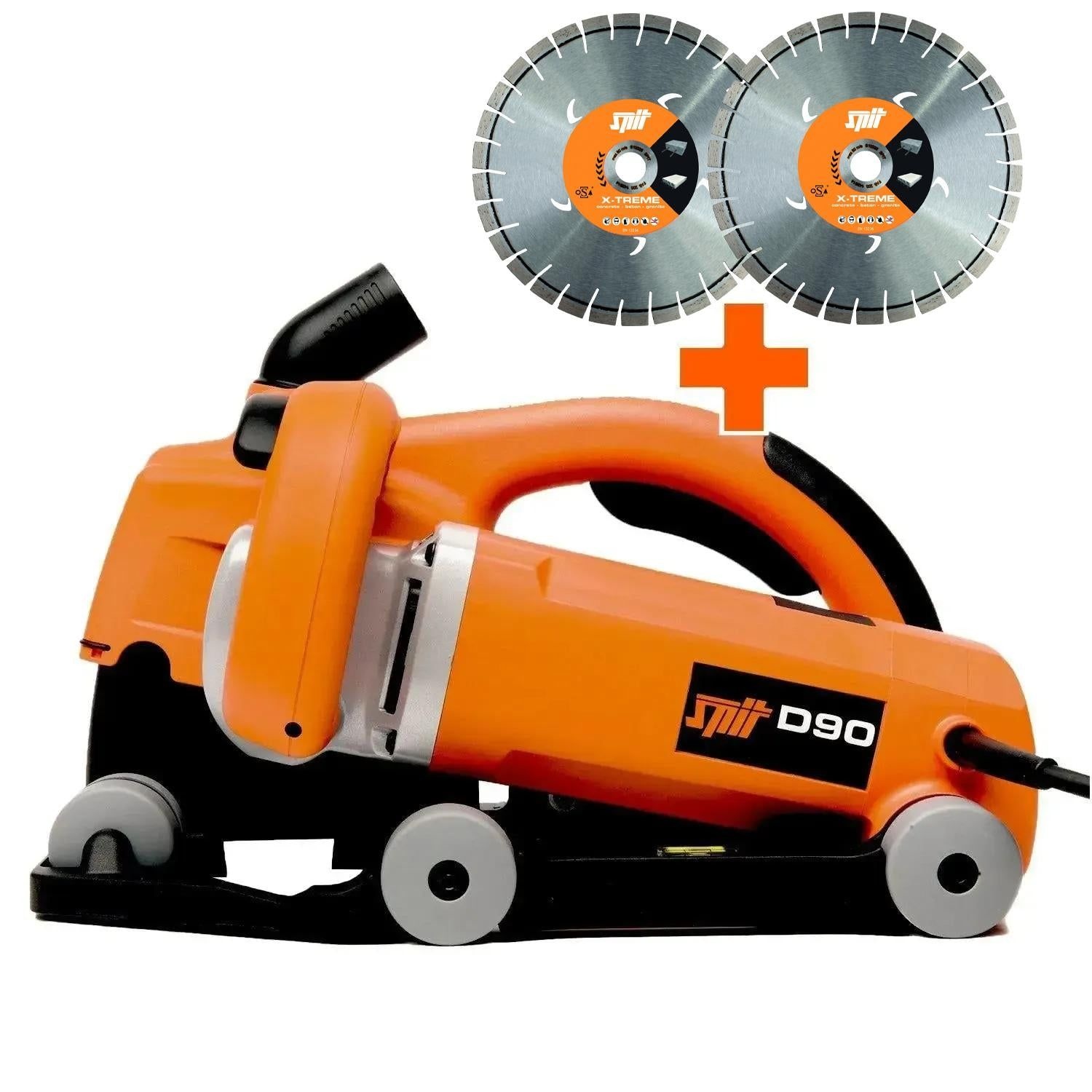 Spit 811242 D90 Sleuvenzaagmachine (incl.2 x diamantzaagblad Xtreme)