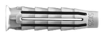 Spit Bevestiging 565617 PRO6 12 x 60 Universele Plug zonder schroef 25 stuks