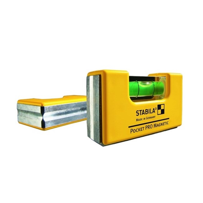 Stabila 17768 Pocket PRO Magnetic waterpas, 7 cm, with belt clip