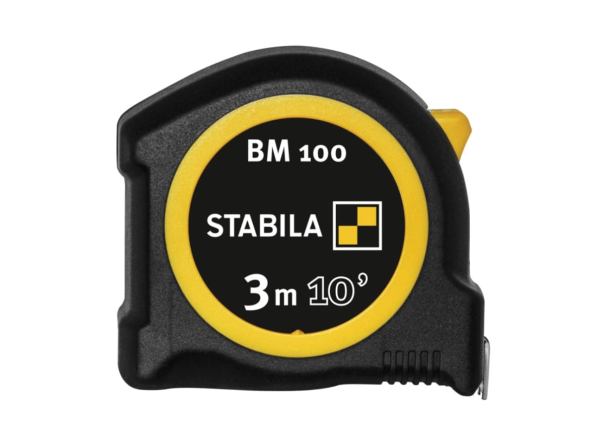 Stabila 19569 BM 100 Rolmaat, 3 m (10'), cm/inch schaal