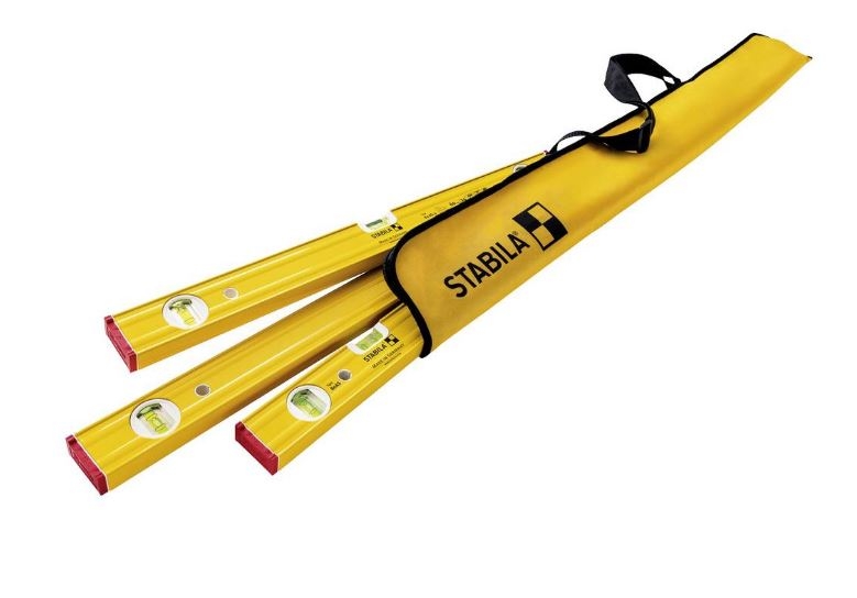 Stabila 19716 PRO SET 80 ASM Waterpasset 30 cm, 60 cm, 120 cm 0.5 mm/m