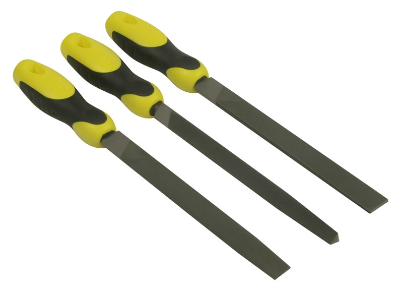 Stanley 0-22-464 3delige Set Vijlen Halfzoet 200mm