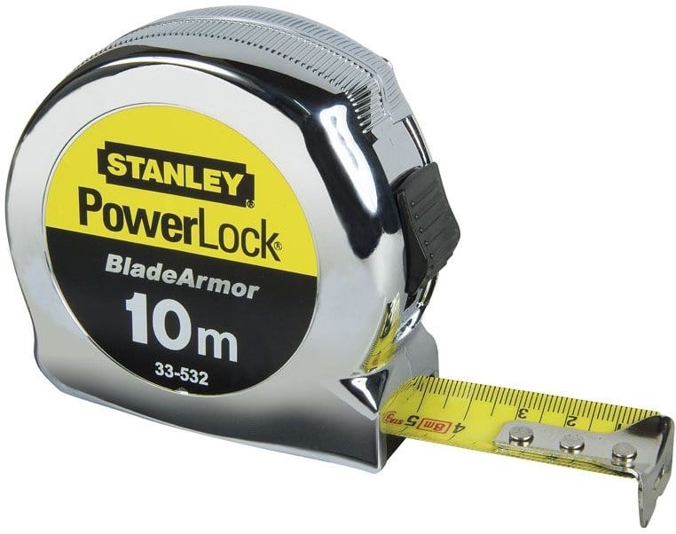 Stanley 0-33-532 Rolbandmaat Powerlock Blade Armor 10m - 25mm