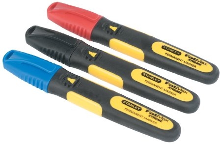 Stanley 0-47-315 FatMax Markeerstift Rood/Zwart/Blauw (x3)