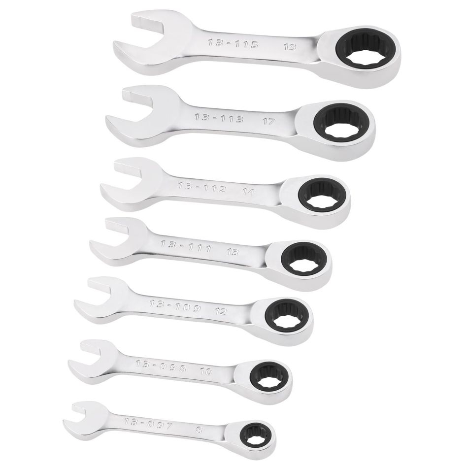 Stanley FMMT82900-0 FATMAX Ringsteeksleutelset met ratel STUBBY 7-delig