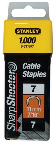 Stanley 1-CT107T Krammen 11mm Type 7 - 1000 Stuks