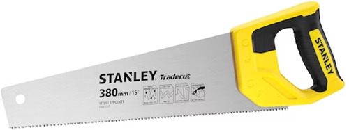 Stanley STHT20349-1 Houtzaag Tradecut Fijn 380mm 11 TPI