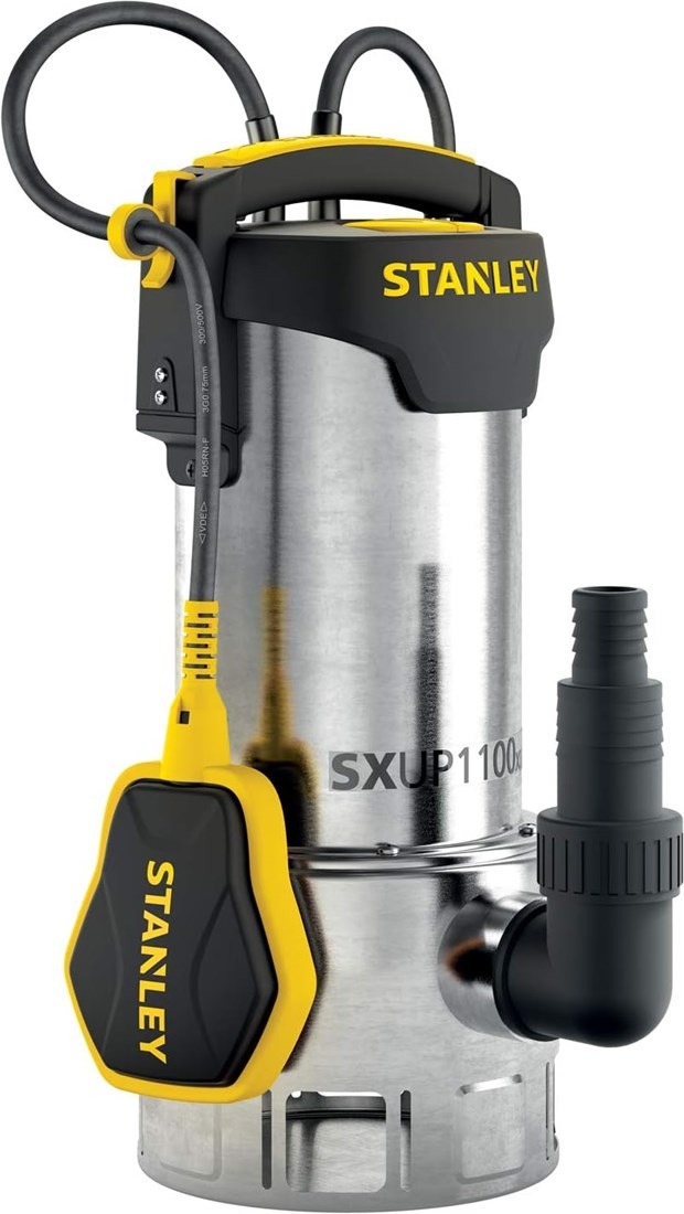 Stanley 51769 SXUP1100XDE RVS dompelpomp 230V 1100W IPX8 incl. 10m stroomkabel