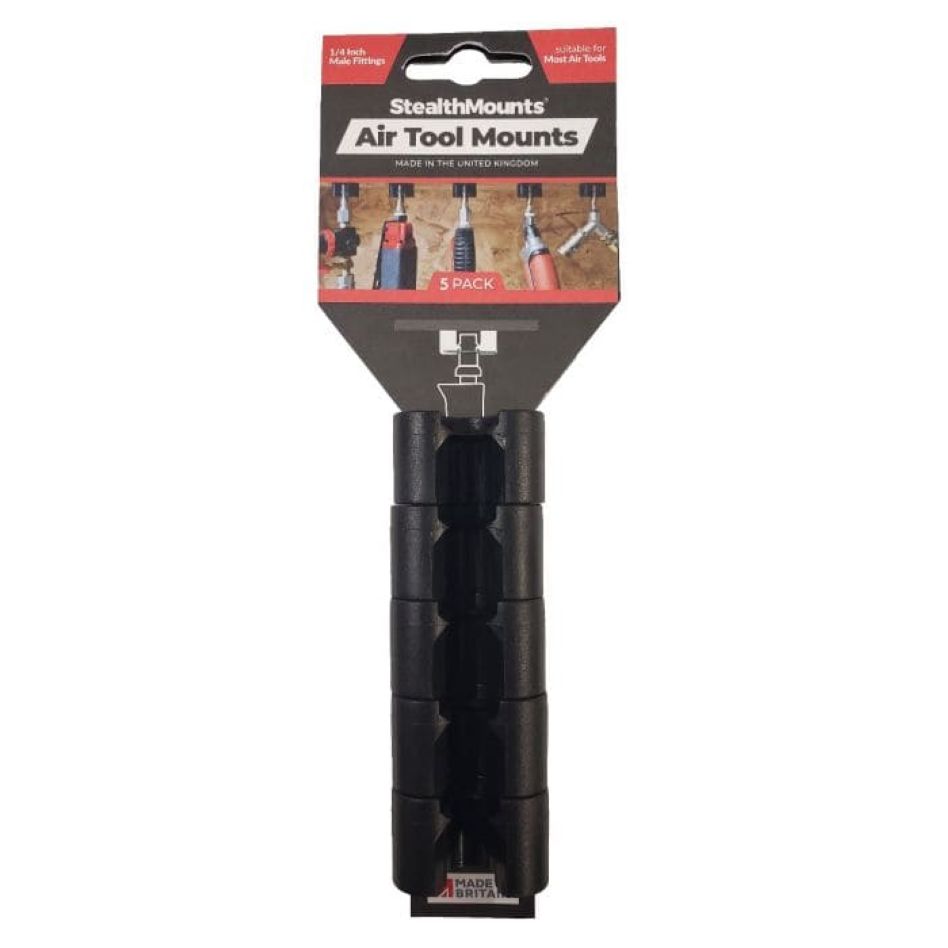 StealthMounts OM-ATM-BLK-5 Zwarte Luchtgereedschapbevestigingen (5 stuks)