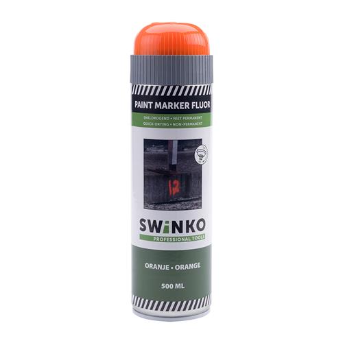 Swinko 24.001.03 Markeerverf Paint marker 500 ml - oranje fluoriserend  
