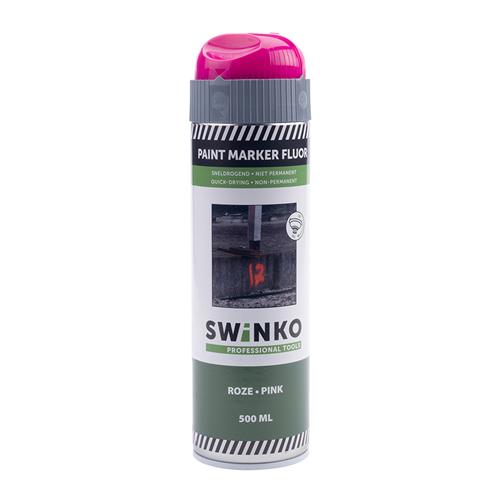 Swinko 24.001.05 Markeerverf Paint marker 500 ml - roze fluoriserend  