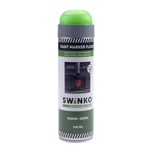 Swinko 24.001.06 Markeerverf Paint marker 500 ml - groen fluoriserend  