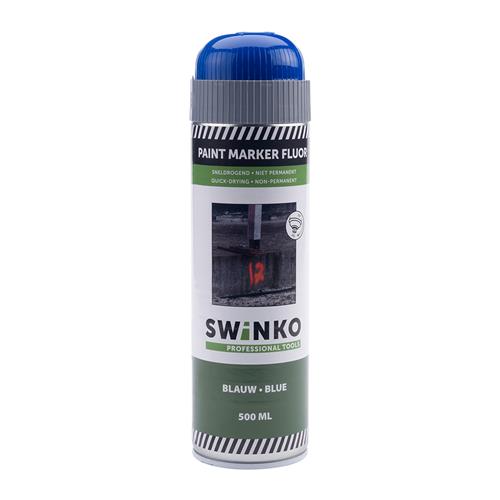 Swinko 24.001.07 Markeerverf Paint marker 500 ml - blauw fluoriserend  