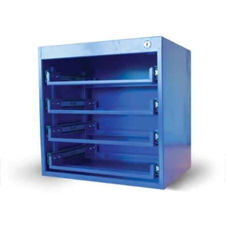 SYSTEC 8960.60.90100 Ladesysteem voor 4 stalen koffers 400x400x300