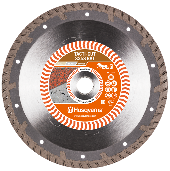 Husqvarna 596520301 S35S Bat Tacti-Cut Diamantzaagblad 230 mm