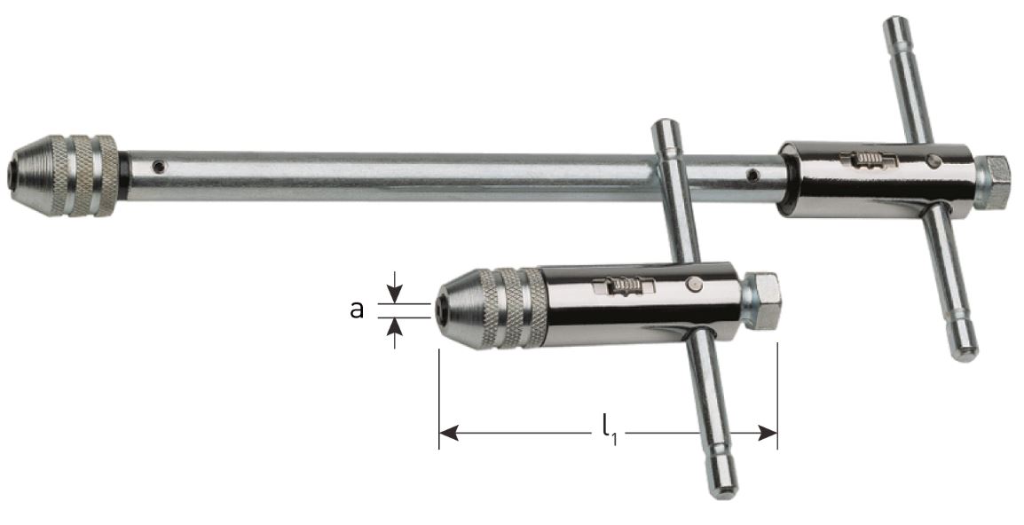 Rotec 380.0001 Tapkruk met ratel Nr. 1 / M3 - M10