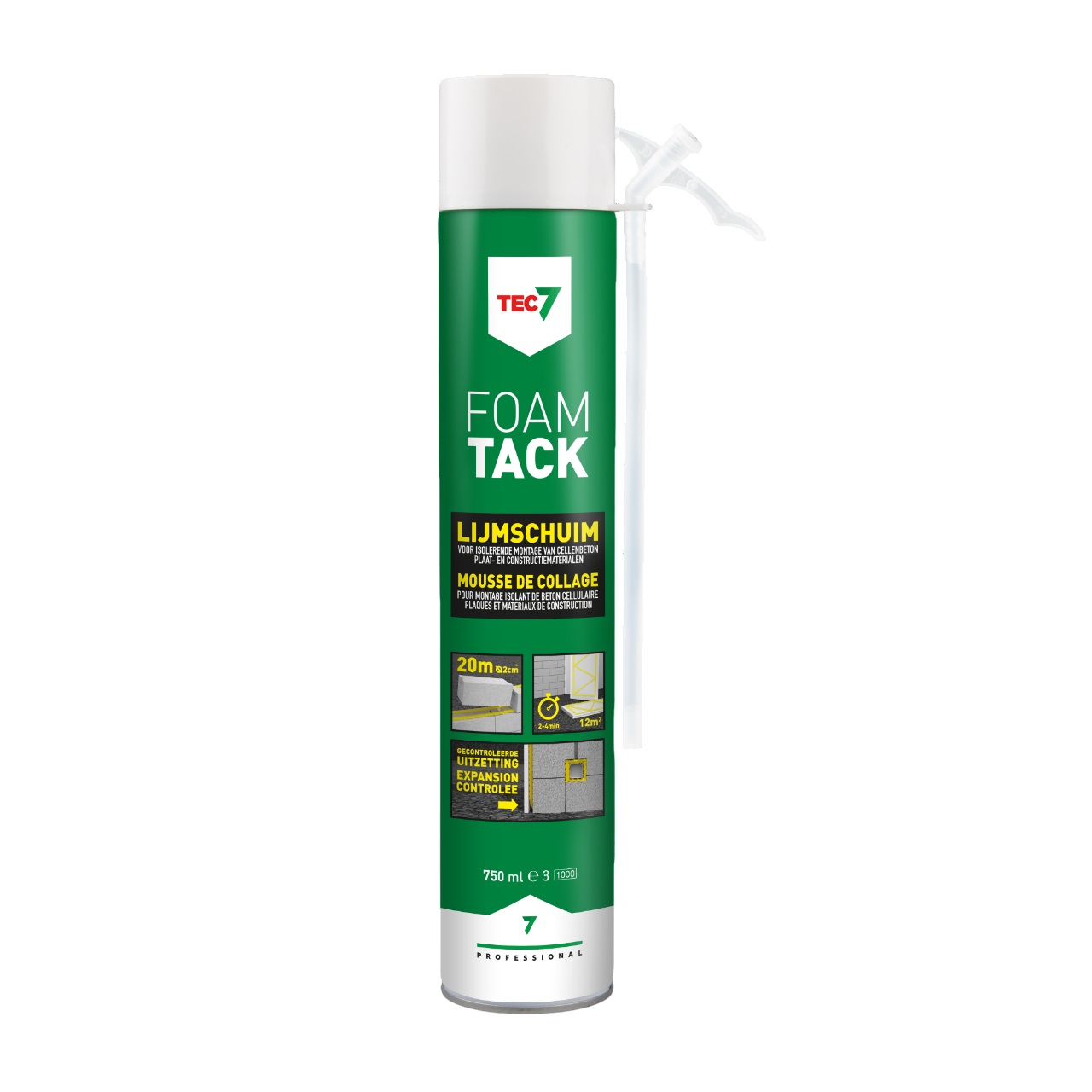 TEC7 670010000 FoamTack Lijmschuim 750ml