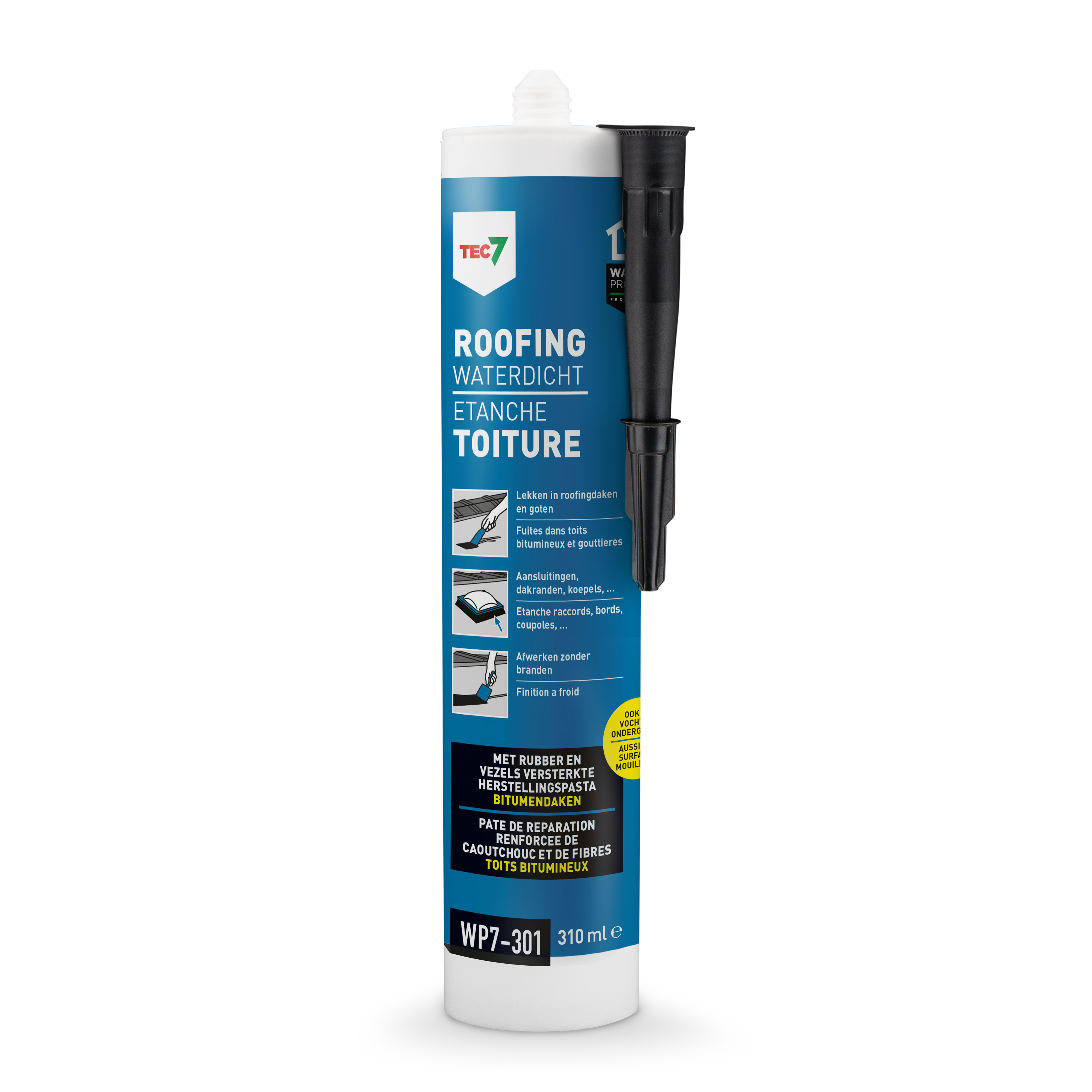 TEC7 602150000 WP7-301 Roofing Waterdicht Herstellingspasta patroon 310ml