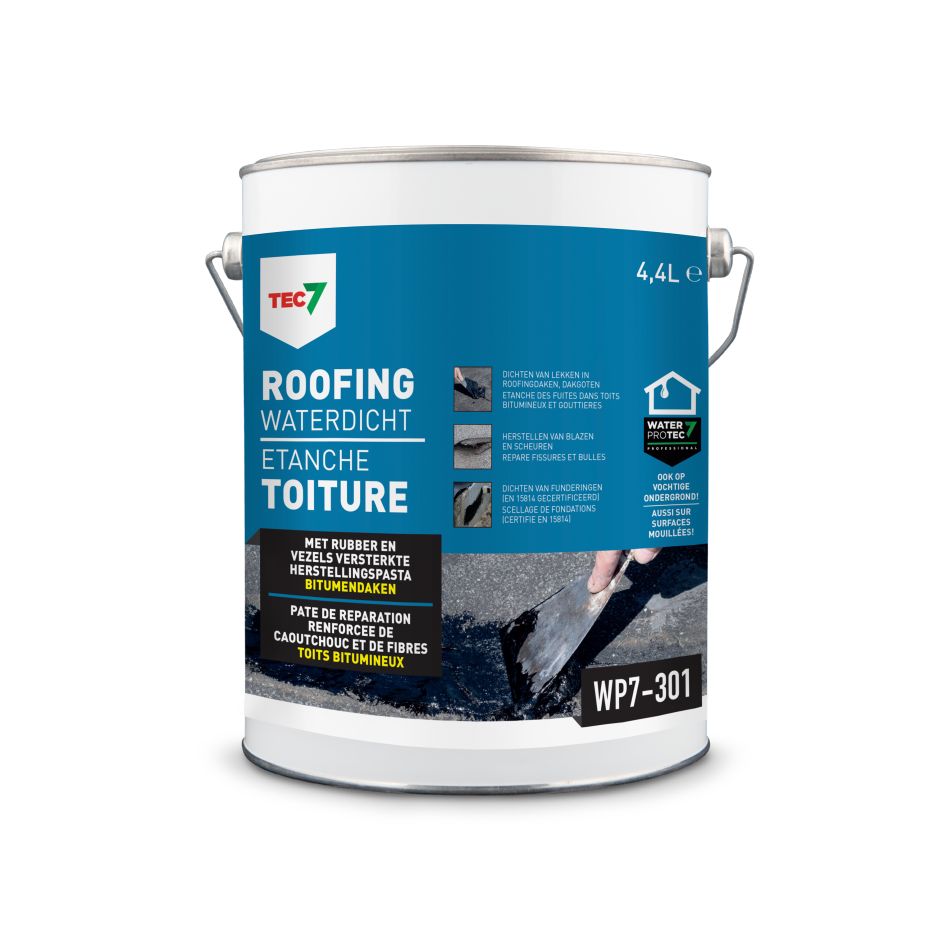 TEC7 602205000 WP7-301 Roofing Waterdicht Herstellingspasta pot 4,4L