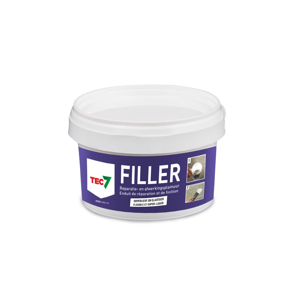 TEC7 601025000 Filler Superlichte reparatie- en afwerkplamuur 250ml