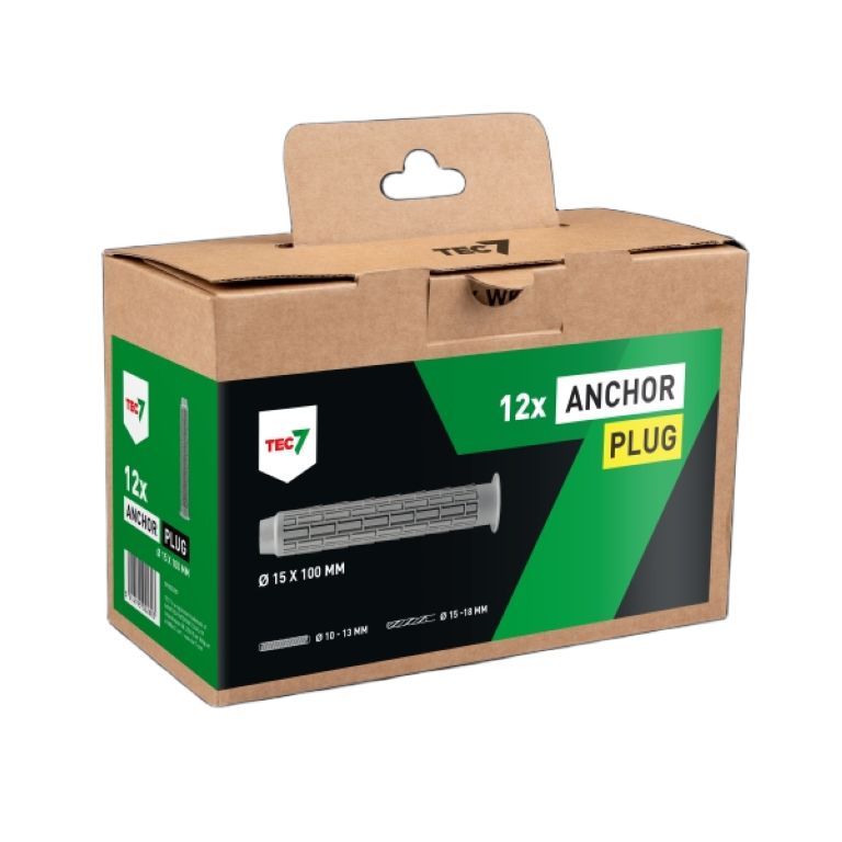TEC7 591825290 Anchor Plug Ankerplug M15x100mm 12ST